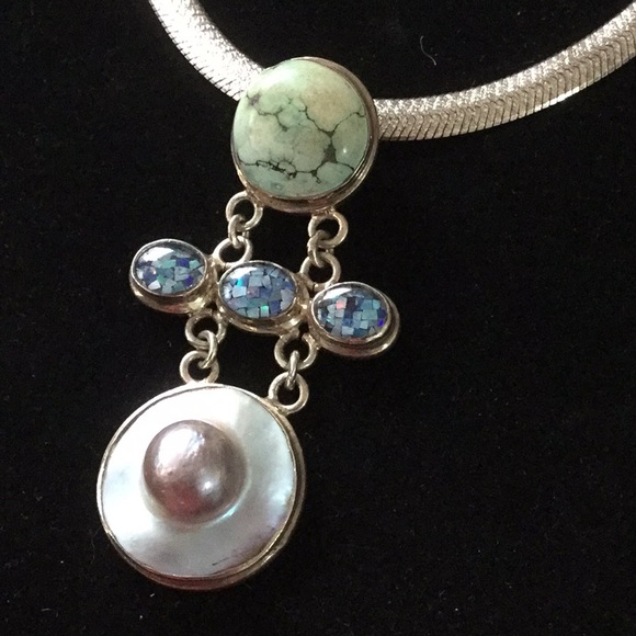 Atlanta Estate Sale Jewelry - Unbelievably Unique Genuine Pearl, Opal Necklace